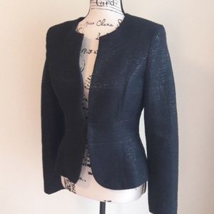 White House Black Market Fitted Black Blazer